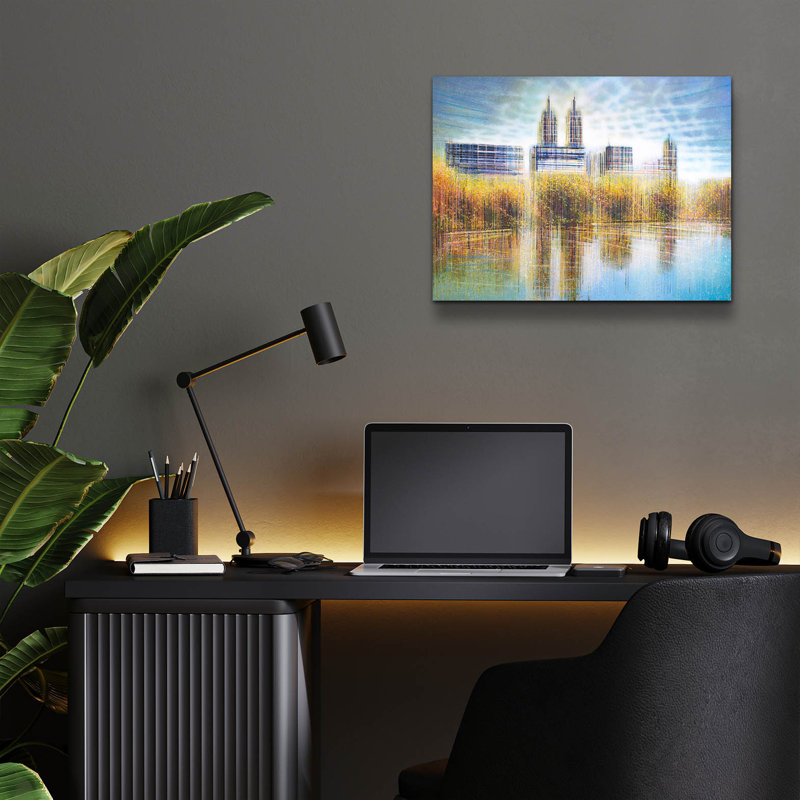 «Autumn In New York» par Marc Todd, H 12 po x l 16 po x P 0,13 po