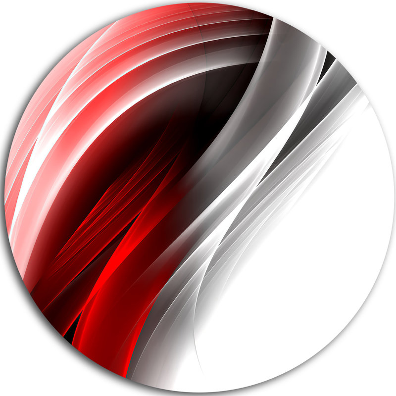 « 3d rose silver lines », impression sur métal, H 38 po x l 38 po x P 1 po