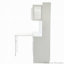 Bureau d'ordinateur avec porte vitrée et bureau rotatif à 90 degrés-373604960