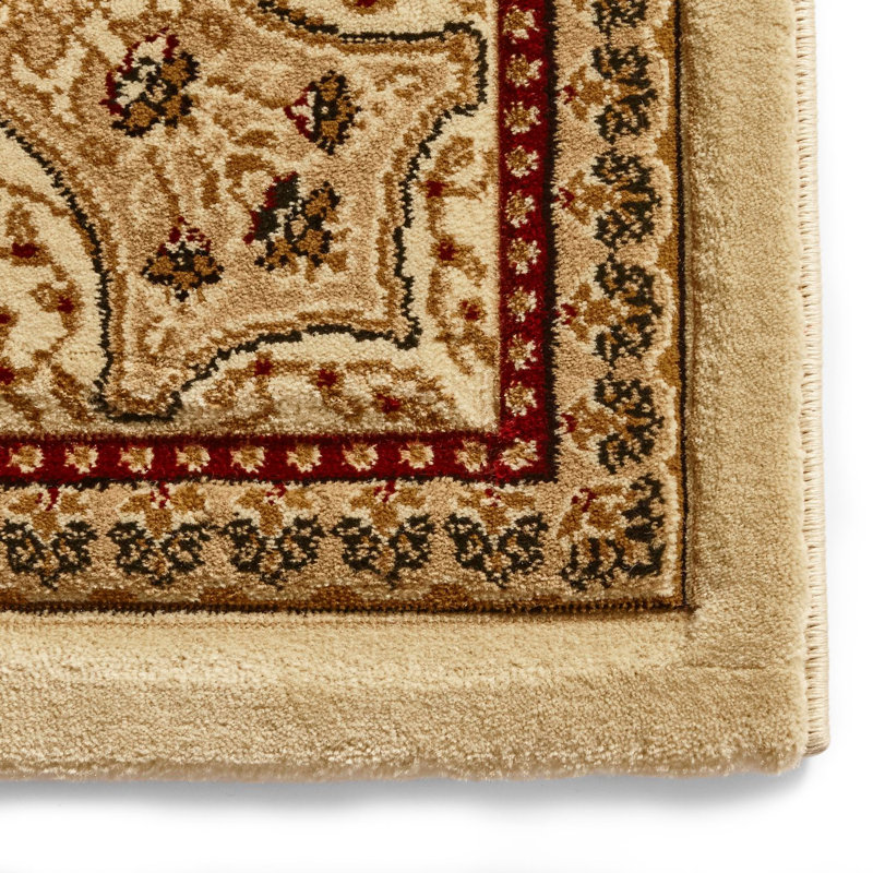 Heritage area rug Machine Woven Cream, Runner 67 x 240cm