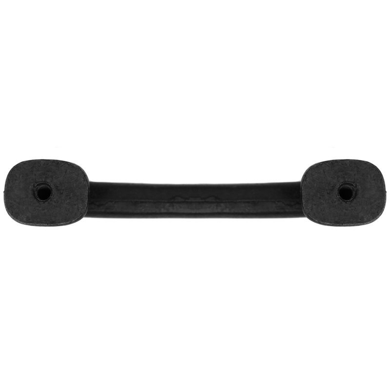 Matte Black Industrial Rustic Bar Handle Pull with Mounting Hardware