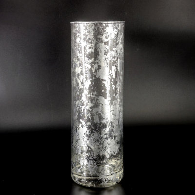 Thassos Gilded Glass Cylinder Vase