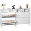 Armoire de rangement pour chaussures 30 paires avec tablette, range-chaussures avec 2 tiroirs-1379258352