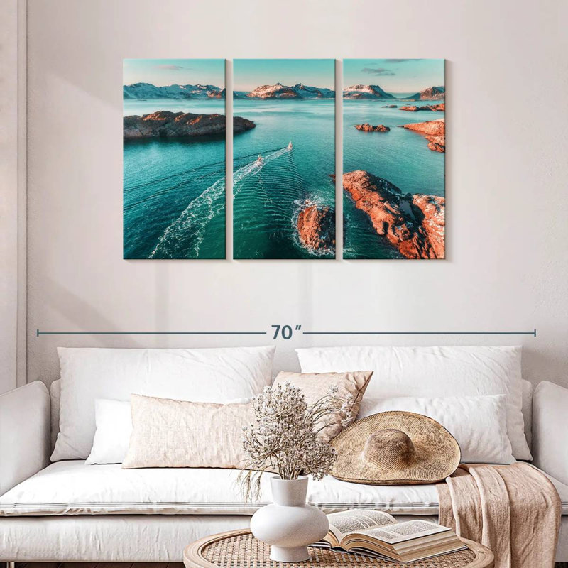 Sebbie Nordic Seascape, 28" H x 45" W