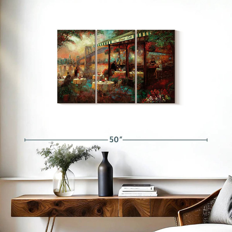 Yarlin The River Cafe, 20" H x 33" W