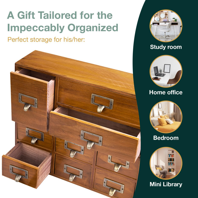 Desk Drawer Organizer-12-Drawer