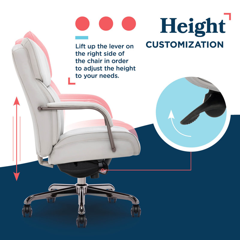 Symphony Swivel Executive Chair, Gray, Graphite