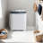 Portable Washing Machine with Drying Rack and 10 Hangers, 22lbs Mini Compact Laundry Washing Machine, Twin Tub 13lbs Washer & 9lbs Spinner, Clothes Washer Machine with for Apartment, Dorm, RV, Black