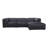 5-Piece Top-Grain Leather Modular Sectional with Ottoman-474507917-492058565