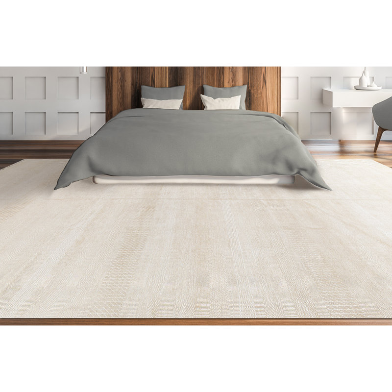 Area Rug in Beige