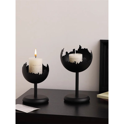 7.87'' H Metal Tabletop Candlestick