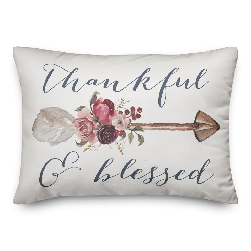  Housse de coussin Thankful & Blessed
