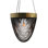 Brass & Leather Fringe Chandelier