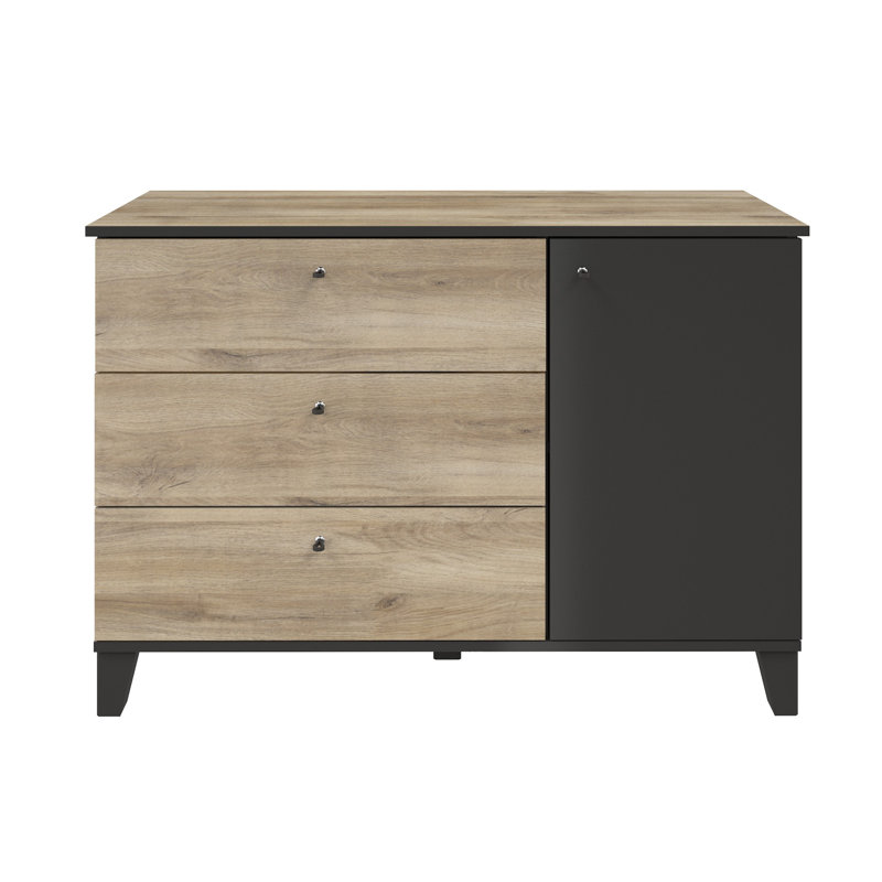 Bingley 112cm W 3 - Drawer Chest of Drawers