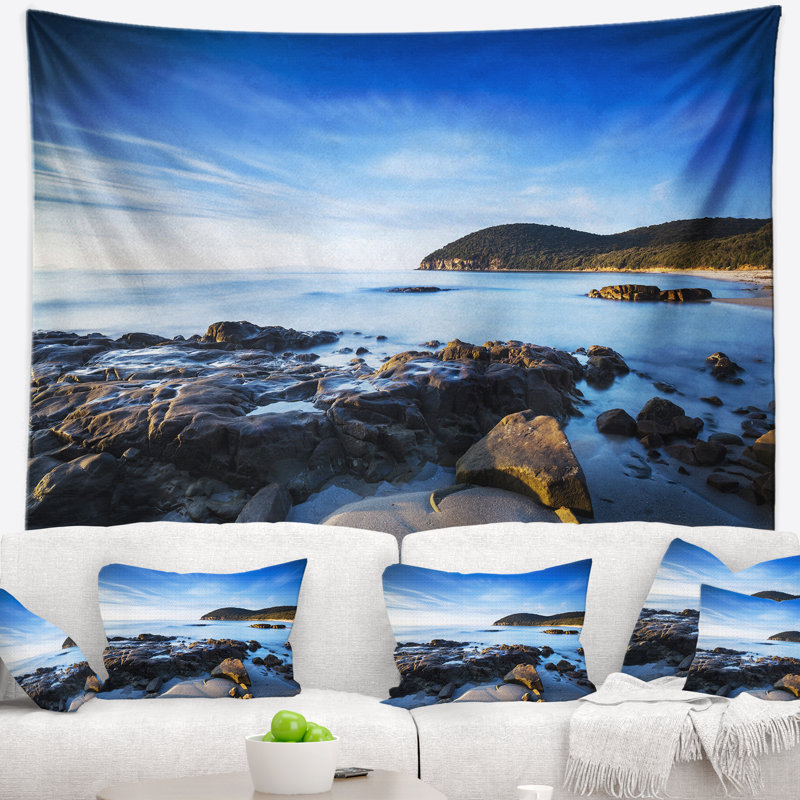Tapisserie maremma beach cala violina bay beach, H 32 po x l 39 po