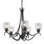 Lustre unique à 5 lumières Leitner