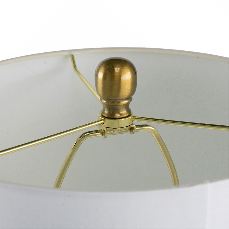 Lampe de table en métal 11 x 11 x 30,2 po