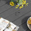Table de salle à manger ronde en métal avec trou pour parasol Melisent, l 40,6 po x P 40,6 po-1849706430