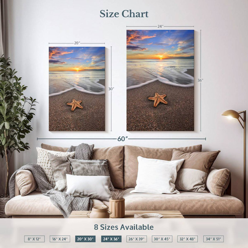 Brampt Fort Lauderdale Beach Starfish, 36" H x 24" W