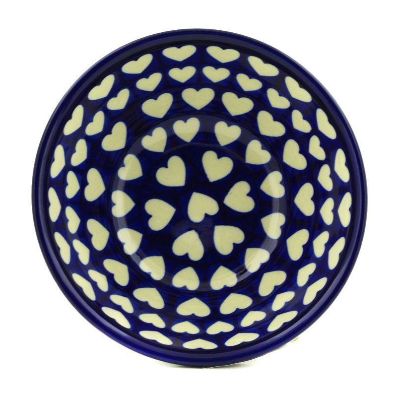 24.01 oz. Hypnotic Hearts Salad Bowl