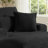 47.2" W Compression Corduroy Chaise Lounge, Deep Seat Sofa with Cup Holder and Storage Bag, No Assembly Required-749966346