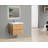  24 Inch Floating Vanity With A Integrated Top