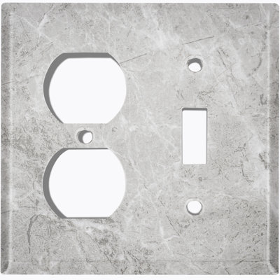 Patterned 2 - Gang Combination Plate Standard Combination Wall Plate