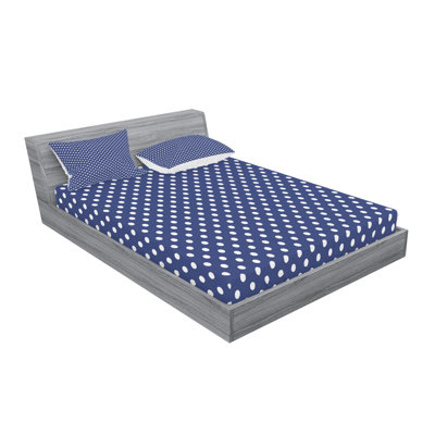 Microfiber Polka Dots Sheet Set