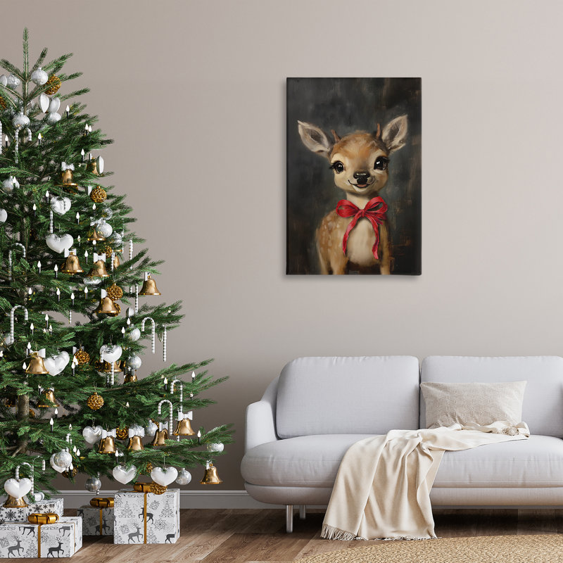 Art mural sur toile, "Tacheté fauve", H 36 po x l 24 po