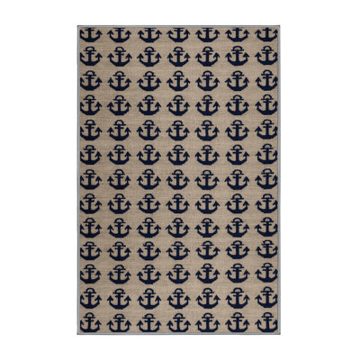  Tapis nautique lavable Anchor Designs