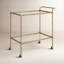 Tenasia Metal And Glass Bar Cart