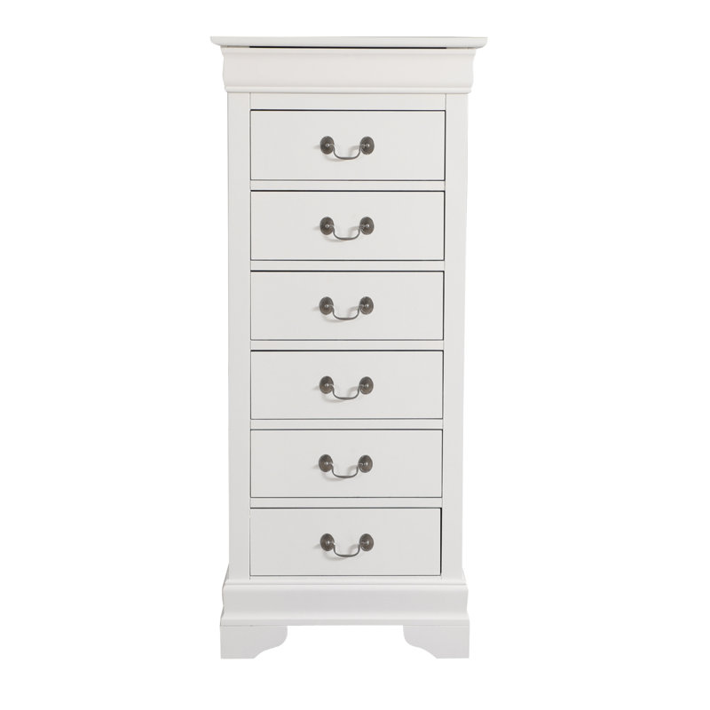 Commode à linge Louis Phillipe, Blanc