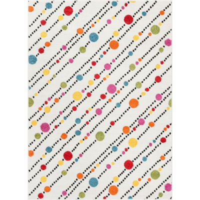 Abdulkadir Striped Polypropylene Rug