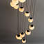 Lustre d'escalier 14 lumières en albâtre-359410726