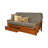 Stratford Full 79" Futon Frame and Mattress with Drawer Set-1607813746-1607813734