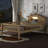 Twin Wood Platform Bed With Led , House-Shaped Headboard & Storage - Rustic Bedroom Opulence Natural Charm