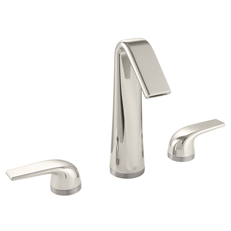 Modulus Widespread Bathroom Faucet with Drain Assembly, Platinum Nickel