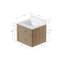 Meuble-lavabo mural 24 po avec comptoir en quartz Carrara-51287658
