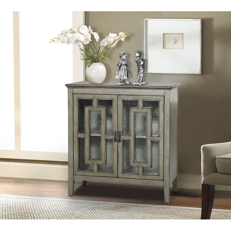 Kandice Unfinished TV Stand for TVs up to 40", Antique Gray