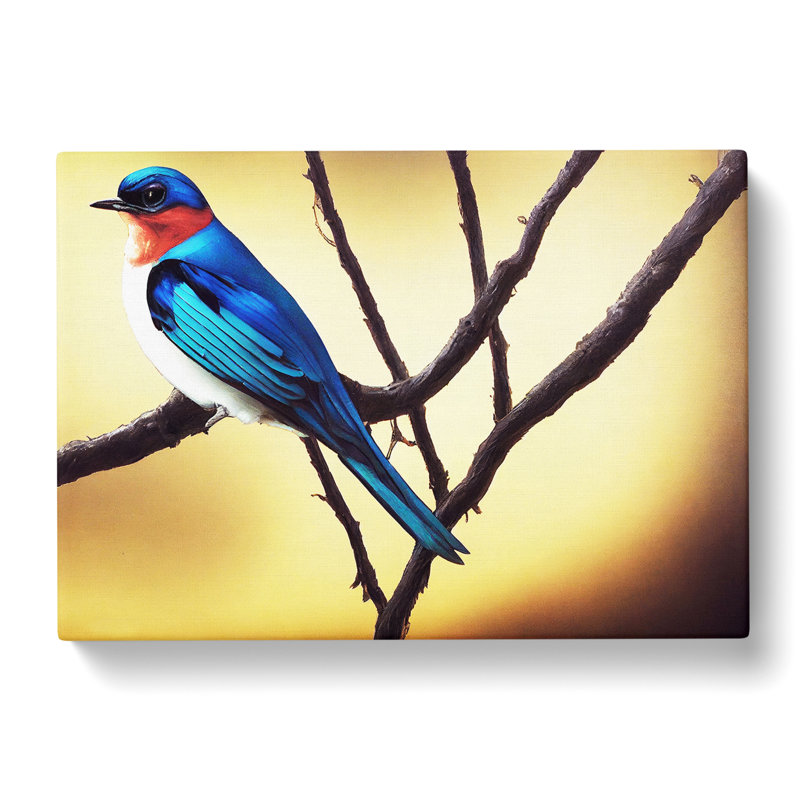 Precious Swallow Bird - Wrapped Canvas, 50cm H x 76cm W x 3cm D
