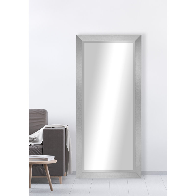 Miroir pleine grandeur Henslee, Platine jade, H 65,5 po x l 32 po