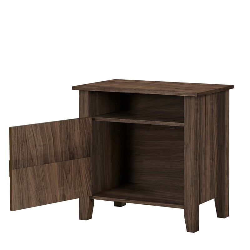 Table de bout moderne, Brun