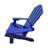 Blue Solid Hardwood 'S Chair With Wide Seat, For Pleasant Sitting, Assembly Steps