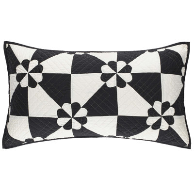 200 Thread Count Geometric 100% Cotton Sham