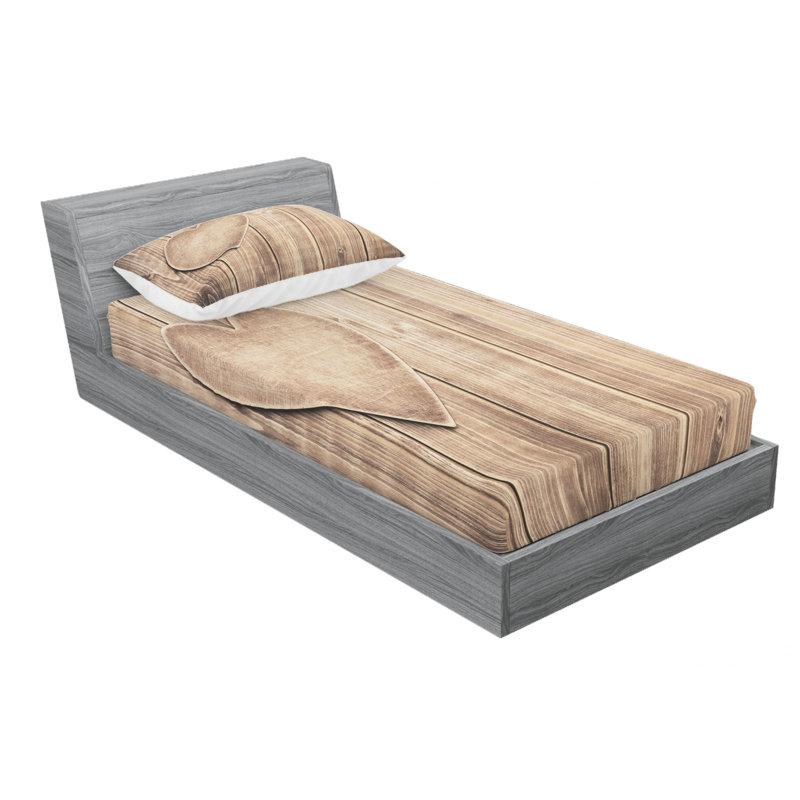 Microfiber Sheet Set, Twin Sheet Set with Fitted Sheet