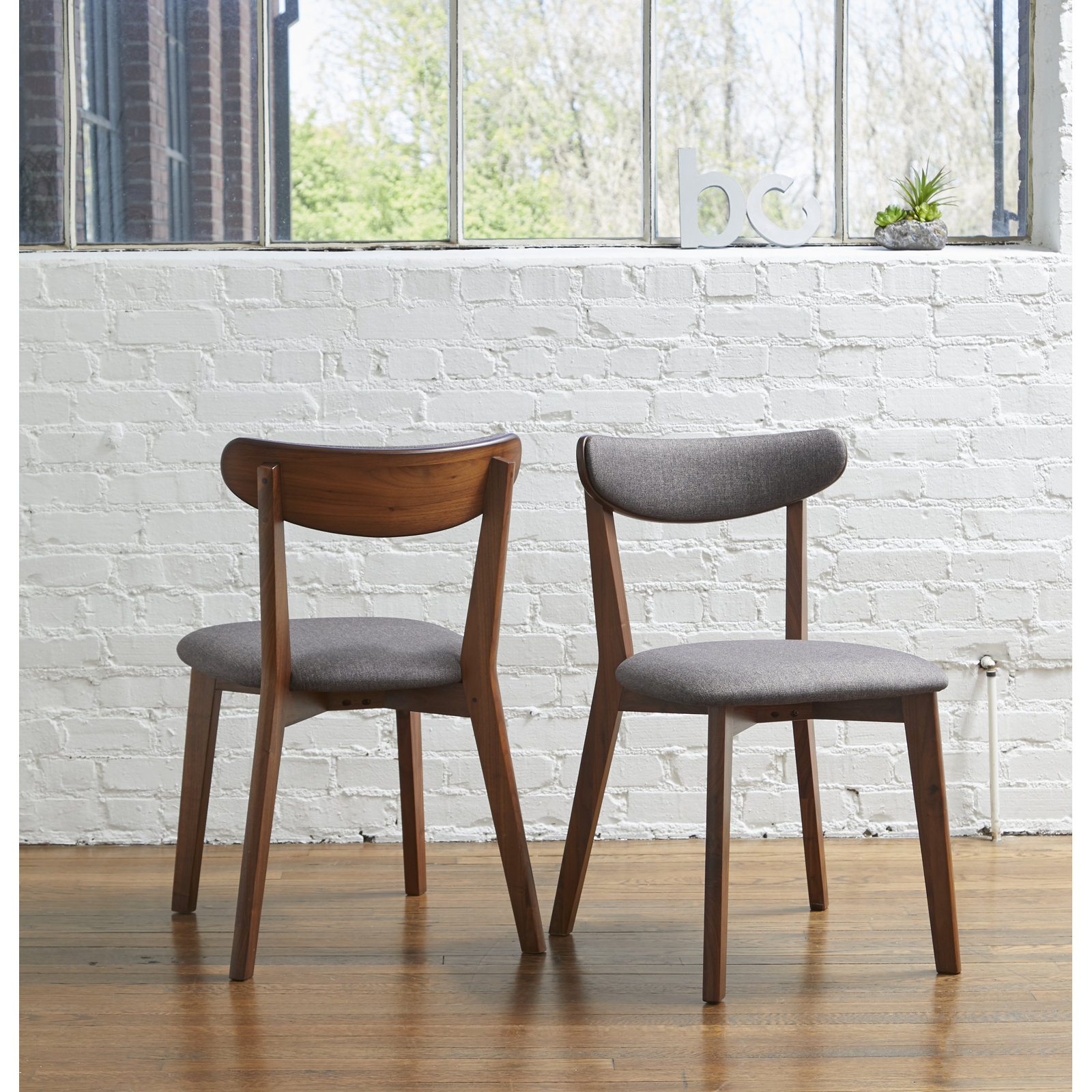 Reginald Side Chair in Light Gray
