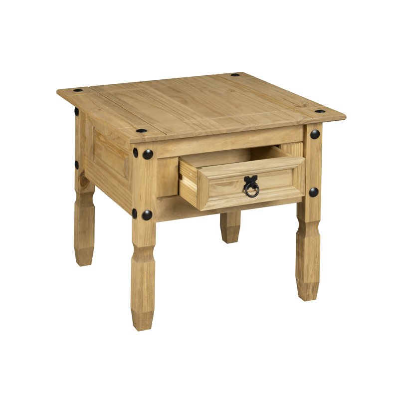 Finnley Solid Wood End Table