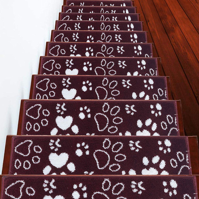 Geonna Non-Slip Stair Tread, Red