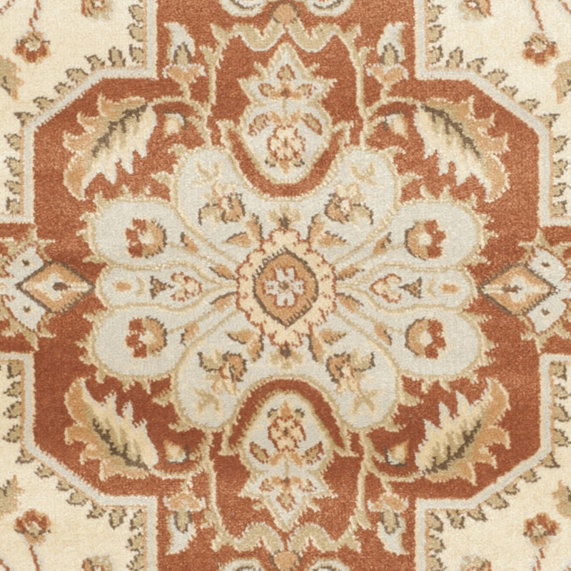 Tapis oriental rouille / ivoire Lavelle, Rectangle 4 pi x 6 pi