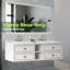 Wall Mount Fits Double Sink Bathroom Vanity - Base Only (top Not Included)